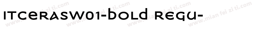 ITCErasW01-Bold Regu字体转换